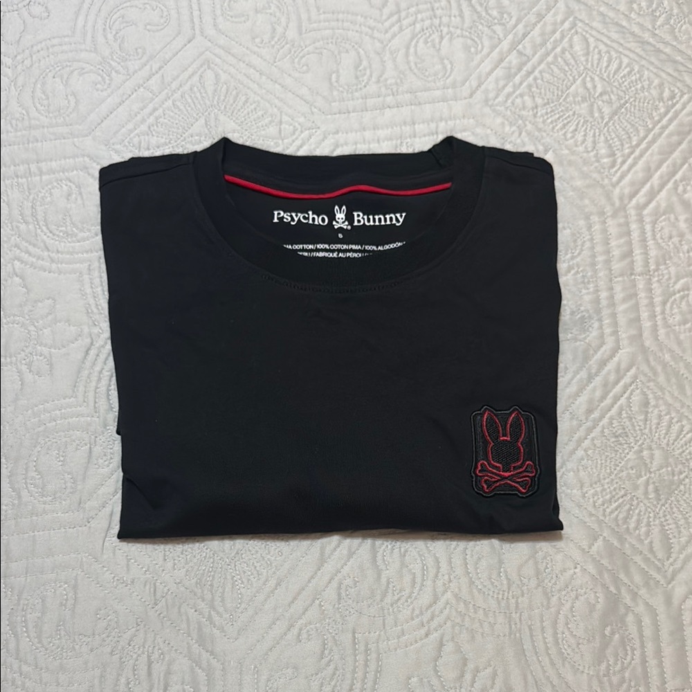 Psycho Bunny Men's Black T-Shirt